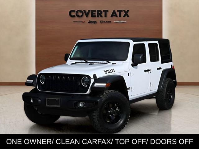 2025 Jeep Wrangler 4-Door Willys 4x4 for sale in Austin, TX