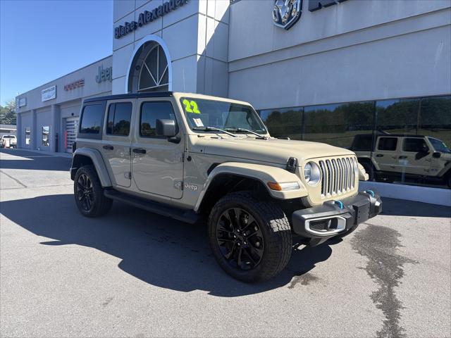 2022 Jeep Wrangler 4xe Unlimited Sahara 4x4 for sale in State College, PA