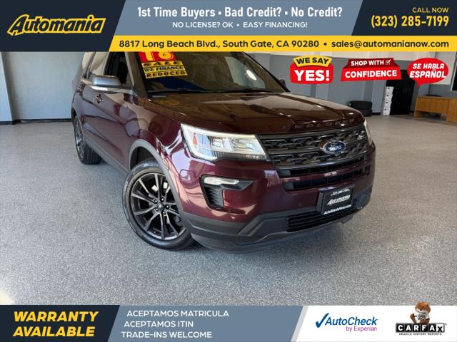 2018 Ford Explorer XLT for sale in South Gate, CA