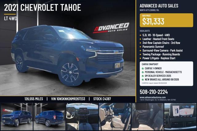 2021 Chevrolet Tahoe LT for sale in North Attleboro, MA
