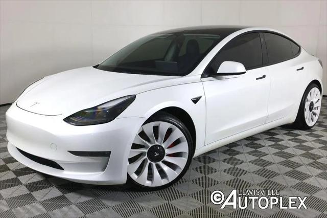 2022 Tesla Model 3 Performance Dual Motor All-Wheel Drive for sale in Lewisville, TX