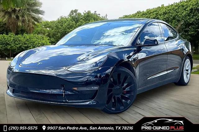 2022 Tesla Model 3 Performance Dual Motor All-Wheel Drive for sale in San Antonio, TX