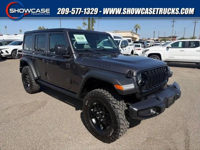 2025 Jeep Wrangler 4-Door Willys 4x4 for sale in Modesto, CA