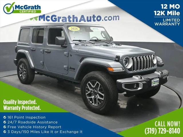 2026 Jeep Wrangler 4-Door Sahara 4x4 for sale in Cedar Rapids, IA