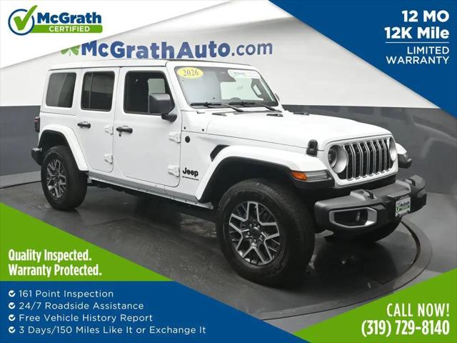 2026 Jeep Wrangler 4-Door Sahara 4x4 for sale in Cedar Rapids, IA