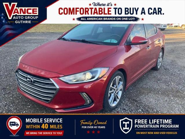 2017 Hyundai Elantra Limited for sale in Guthrie, OK
