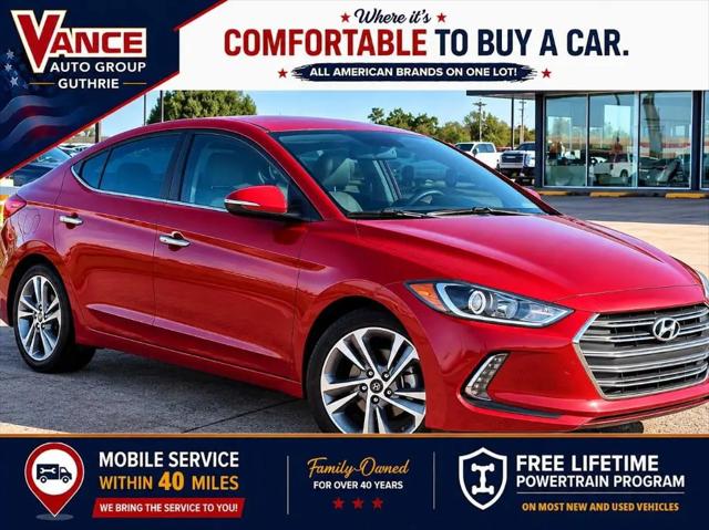 2017 Hyundai Elantra Limited for sale in Guthrie, OK