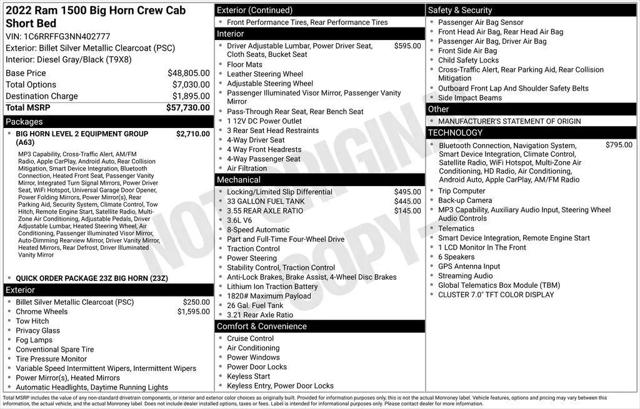 2022 Ram 1500 Big Horn for sale in Chippewa Falls, WI