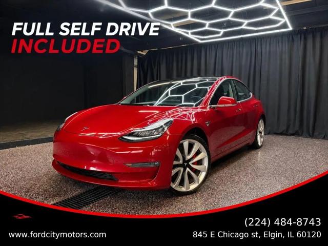 2018 Tesla Model 3 Long Range for sale in Elgin, IL