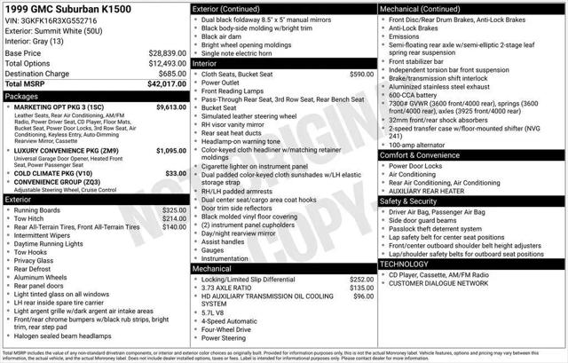 1999 GMC Suburban SLT CMI for sale in Fargo, ND