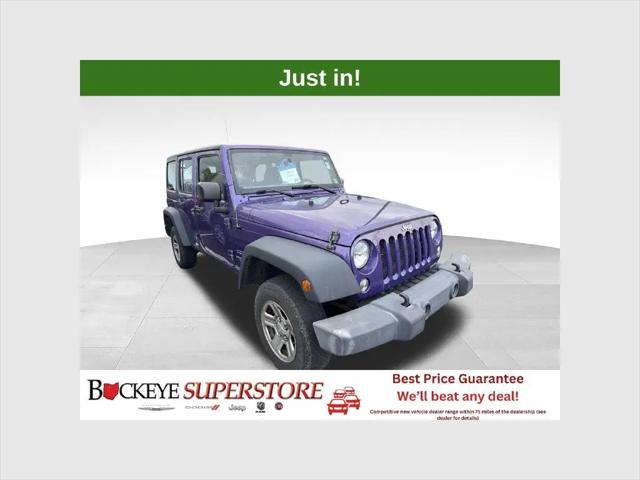 2017 Jeep Wrangler Unlimited Sport 4x4 for sale in Shelby, OH