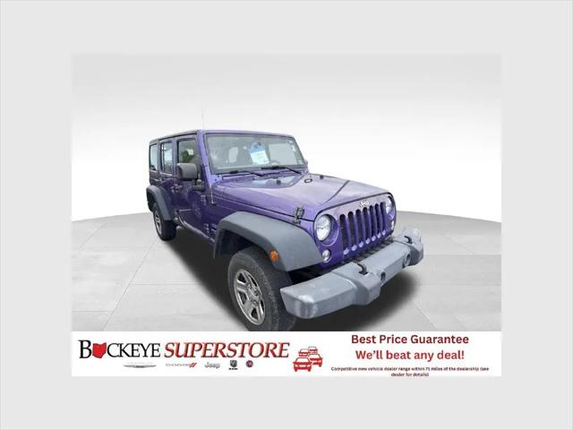 2017 Jeep Wrangler Unlimited Sport 4x4 for sale in Shelby, OH