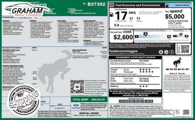 2023 Ford Bronco Wildtrak for sale in Knoxville, TN