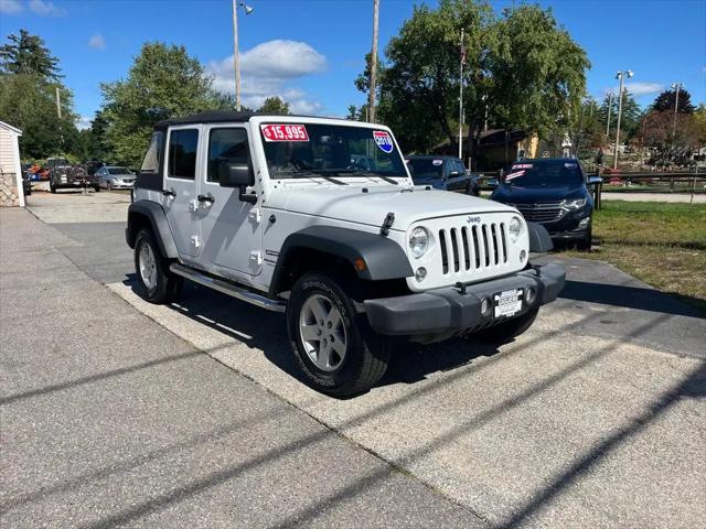2018 Jeep Wrangler JK Unlimited Sport S 4x4 for sale in Tilton, NH