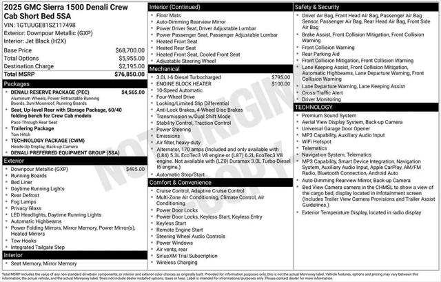 2025 GMC Sierra 1500 4WD Crew Cab Short Box Denali for sale in Dover, DE