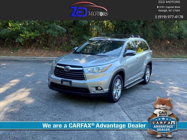 2016 Toyota Highlander Limited Platinum V6 for sale in Raleigh, NC