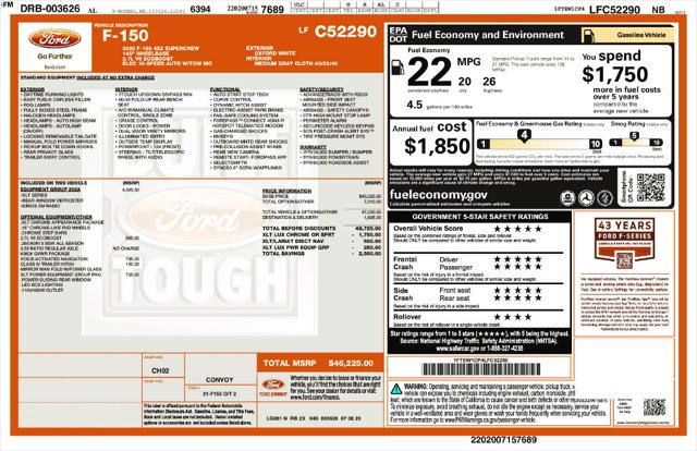 Used 2020 Ford F-150 XLT For Sale in Muscle Shoals, AL