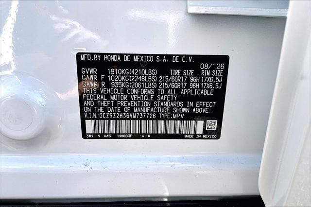 2027 Honda HR-V LX AWD