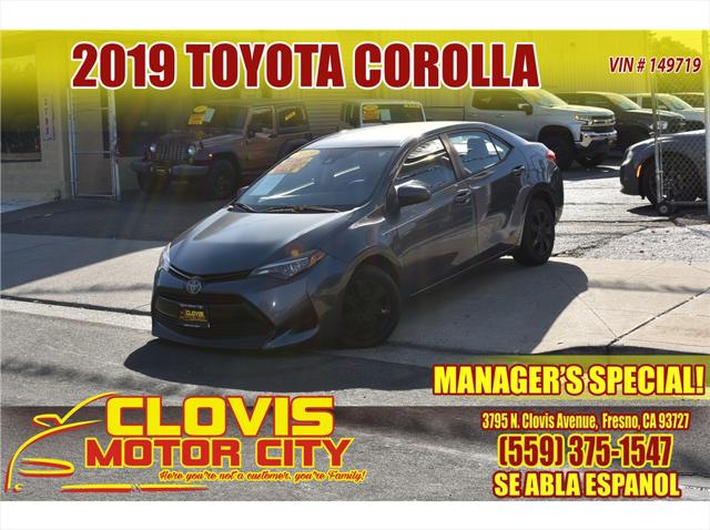 2019 Toyota Corolla LE for sale in Fresno, CA