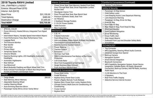 2018 Toyota RAV4 Limited for sale in Brandon, MS