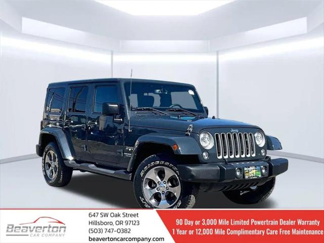 2017 Jeep Wrangler Unlimited Sahara 4x4 for sale in Beaverton, OR