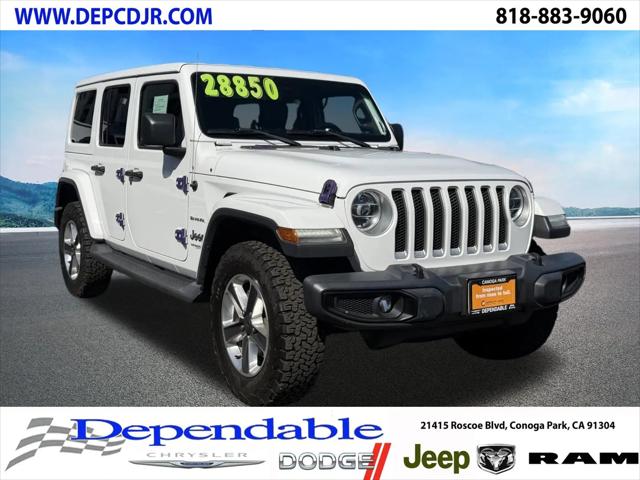 2019 Jeep Wrangler Unlimited Sahara 4x4 for sale in Canoga Park, CA