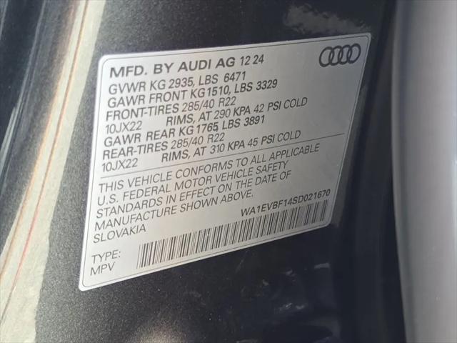 2025 Audi Q8 Premium Plus 55 TFSI quattro