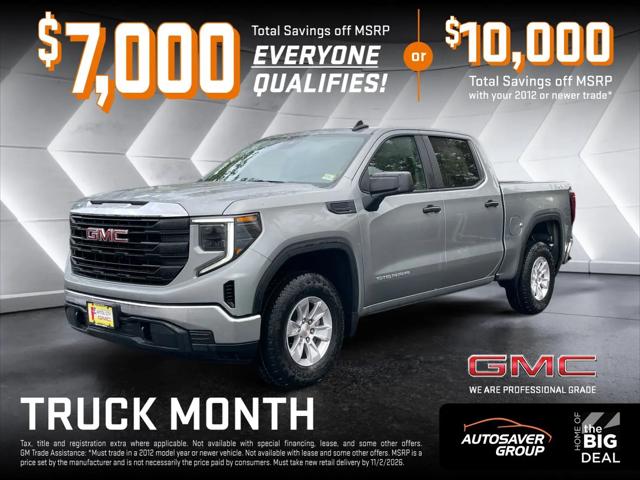 2026 GMC Sierra 1500 Crew Cab, Short Bed, Pro, 4WD for sale in Berlin, VT