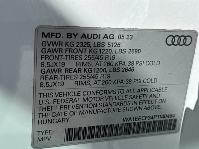 2023 Audi Q3 Premium Plus 45 TFSI S line quattro Tiptronic