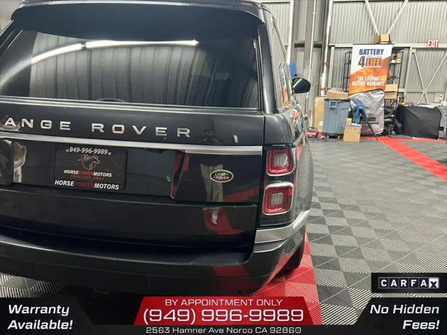 2019 Land Rover Range Rover 3.0L V6 Supercharged HSE