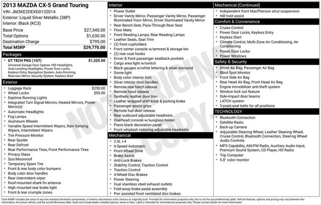 2013 Mazda CX-5 Grand Touring
