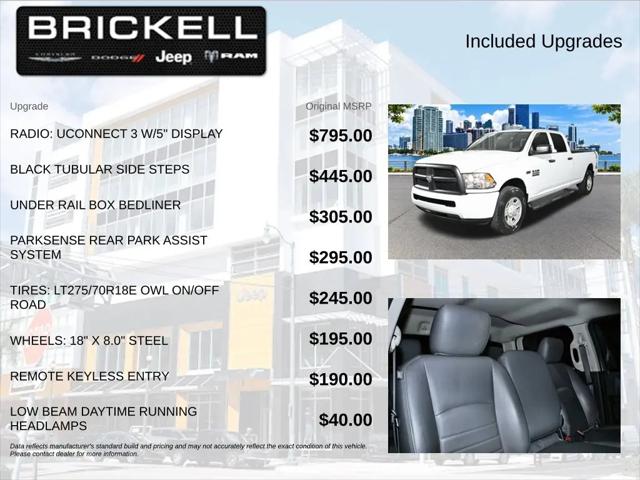 2018 Ram 2500 Tradesman Crew Cab 4x2 8 Box