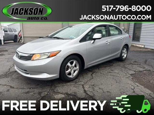 2012 Honda Civic Natural Gas for sale in Jackson, MI