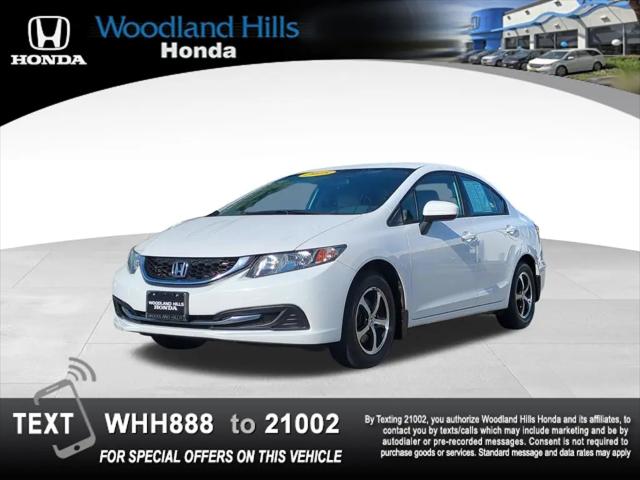 2015 Honda Civic SE for sale in Woodland Hills, CA
