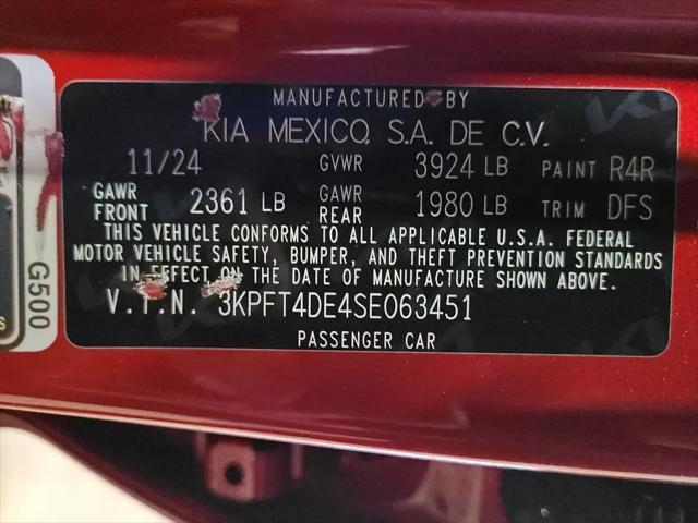 2025 Kia K4 LXS
