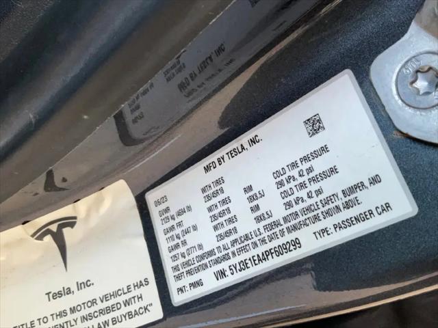 2023 Tesla Model 3 Rear-Wheel Drive