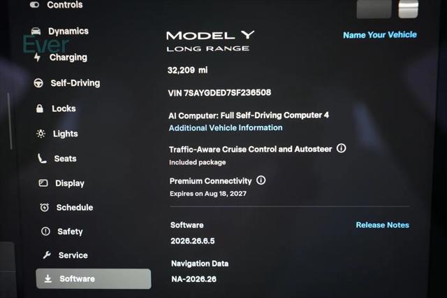 2025 Tesla Model Y Long Range Dual Motor Rear-Wheel Drive