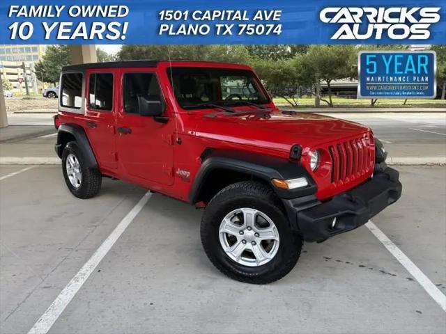 2018 Jeep Wrangler Unlimited Sport S 4x4 for sale in Plano, TX