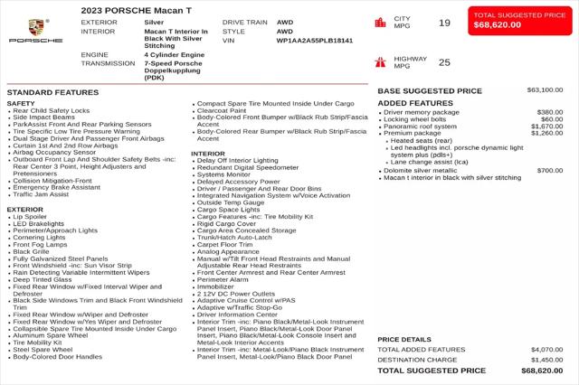 2023 Porsche Macan T