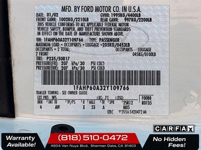 2002 Ford Thunderbird Base