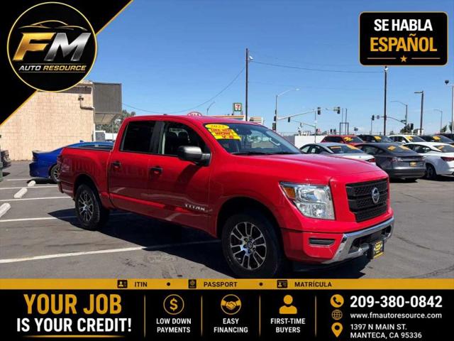 2022 Nissan Titan Crew Cab SV 4x2 for sale in Manteca, CA