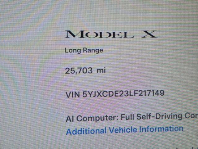 2020 Tesla Model X Long Range Dual Motor All-Wheel Drive