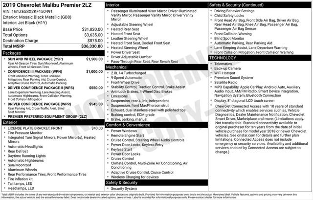 2019 Chevrolet Malibu Premier for sale in Naperville, IL
