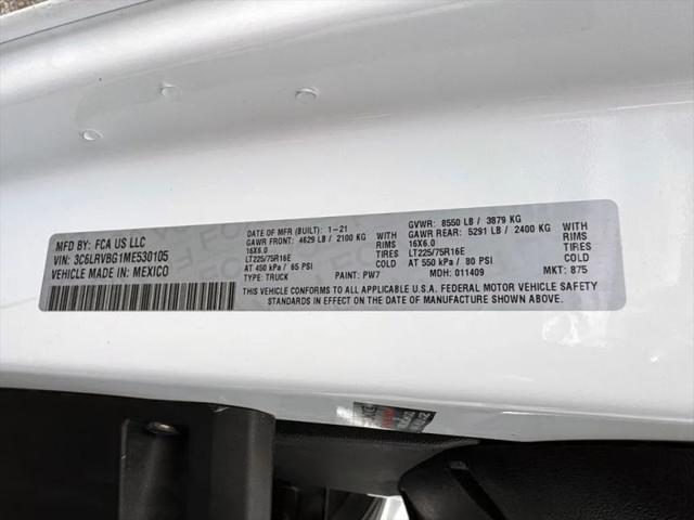 2021 Ram ProMaster Cargo Van High Roof 136 WB