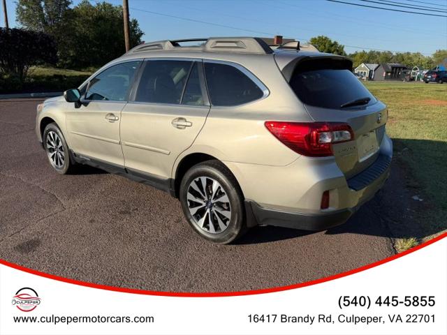 2016 Subaru Outback 2.5i Limited