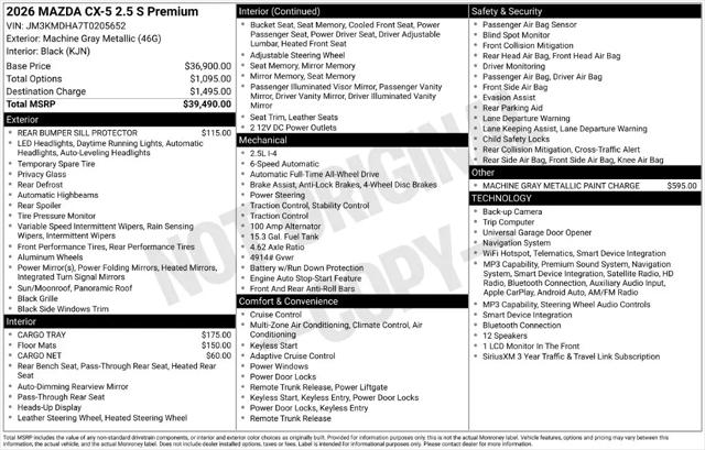 2026 Mazda CX-5 2.5 S Premium
