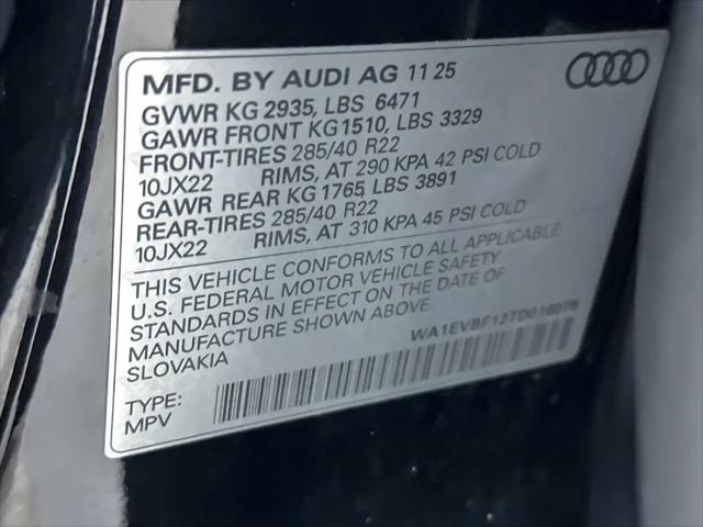 2026 Audi Q8 Premium Plus 55 TFSI quattro Tiptronic