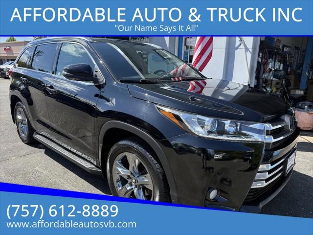 2017 Toyota Highlander Limited Platinum for sale in Virginia Beach, VA