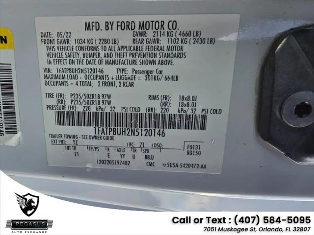 2022 Ford Mustang EcoBoost Premium Convertible