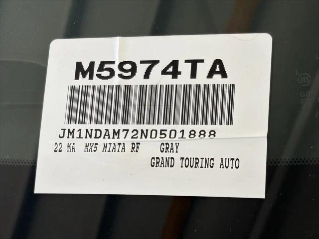2022 Mazda MX-5 Miata RF Grand Touring